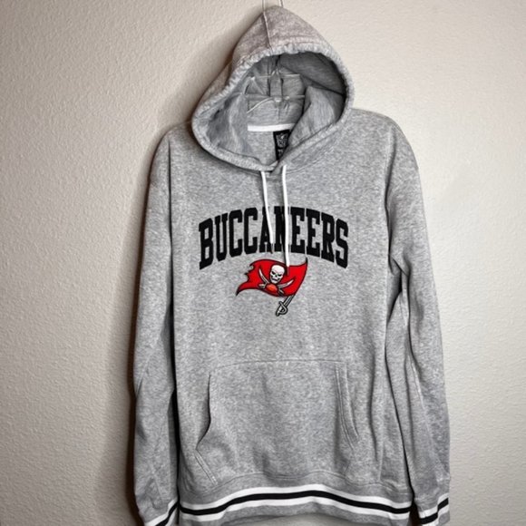 NFL Tampa Bay Buccaneers Gray Hoodie Sweatshirt Large - Picture 1 of 11
